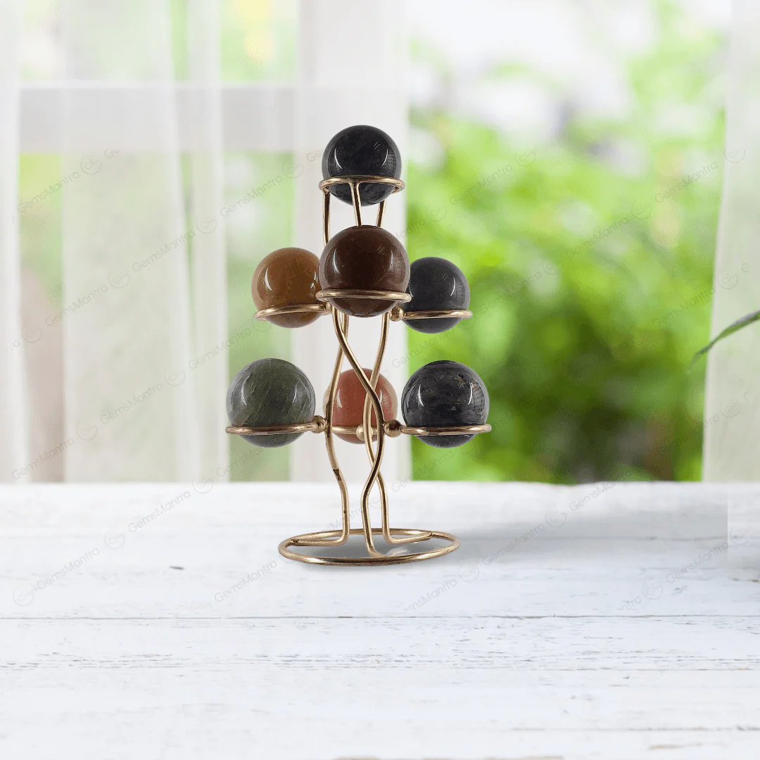 7 Chakra Sphere with Stand – for Vastu - Image 2