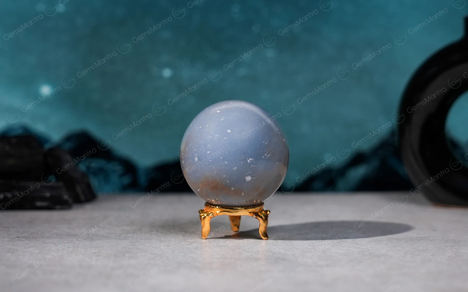 Angelite Sphere – for Vastu