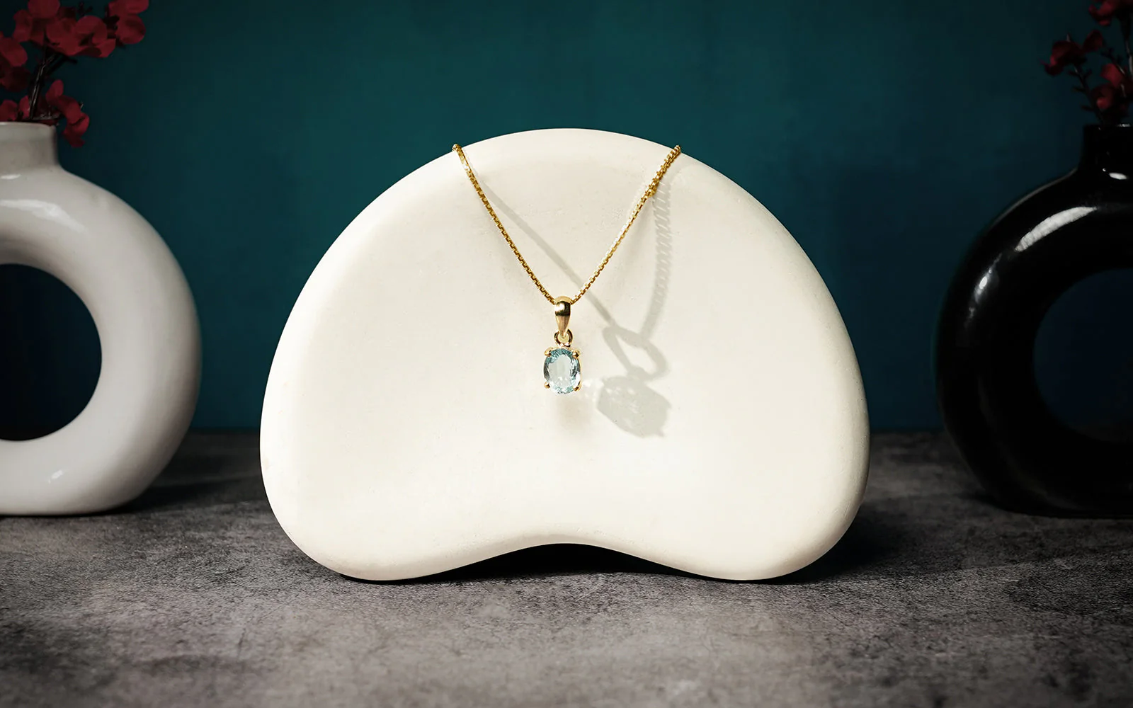 Aquamarine Pendant – 3.55 Carat / 3.9 Ratti [GM01042]