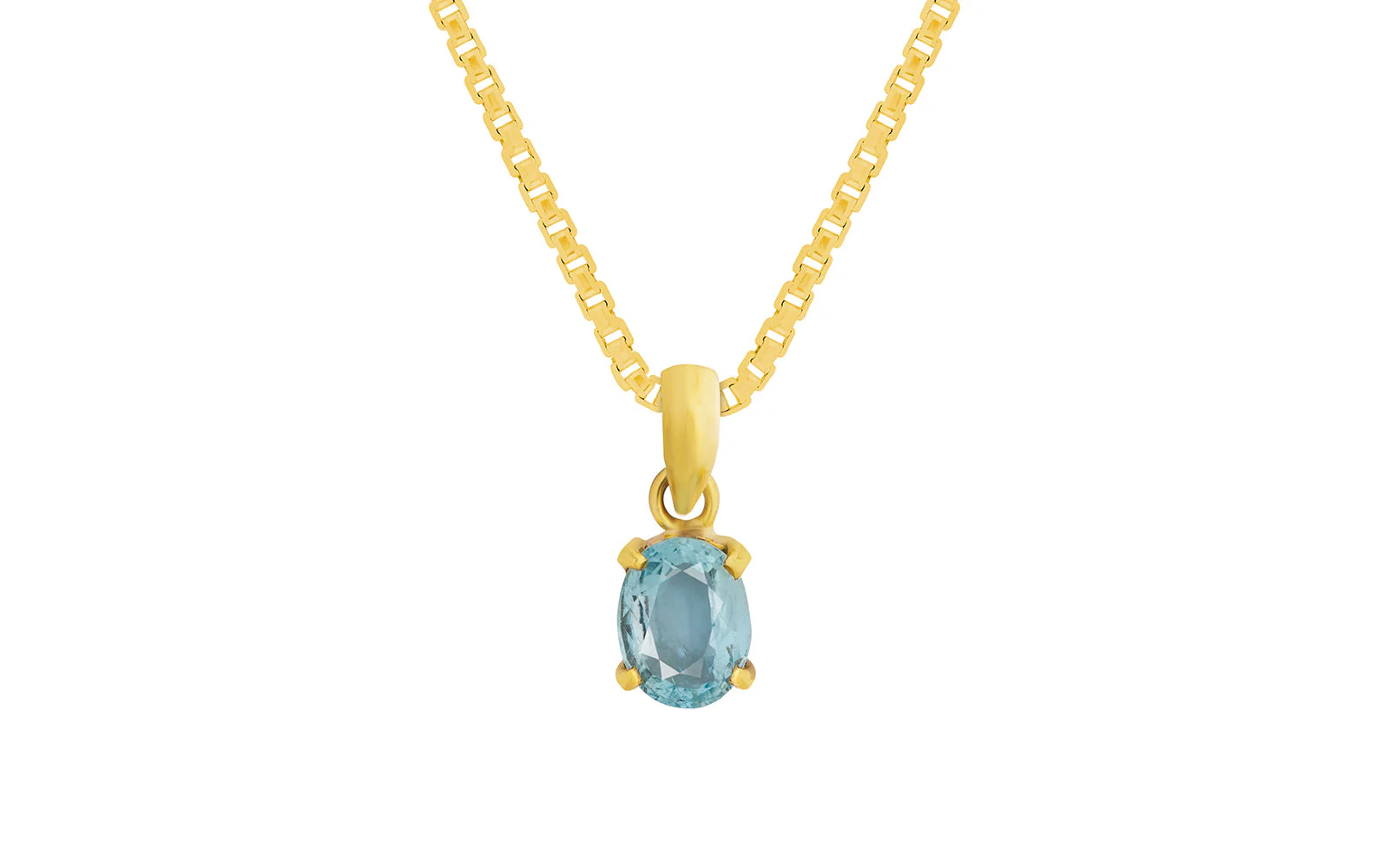 Aquamarine Pendant – 3.55 Carat / 3.9 Ratti [GM01042] - Image 2