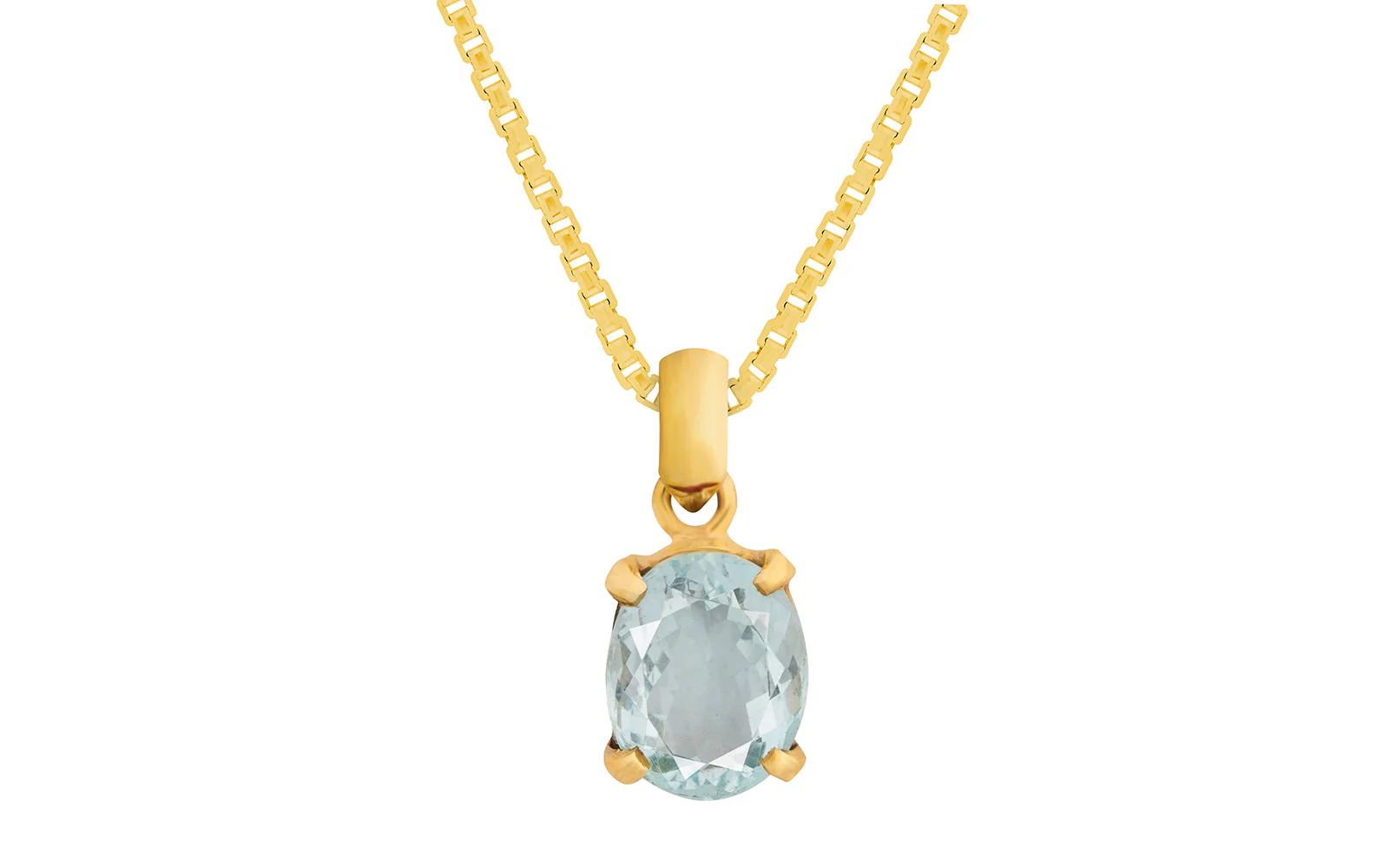 Aquamarine Pendant – 4.67 Carat / 5.1 Ratti [GM01044] - Image 2