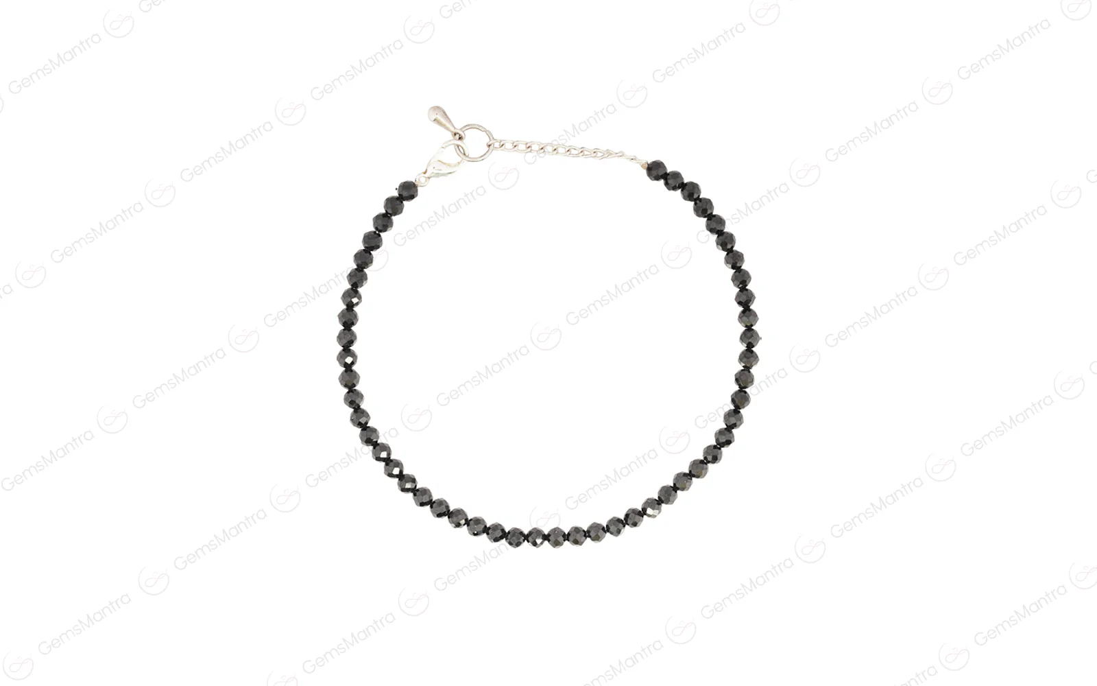 Black Tourmaline Anklet – for Protection, Positivity & Grounding - Image 3