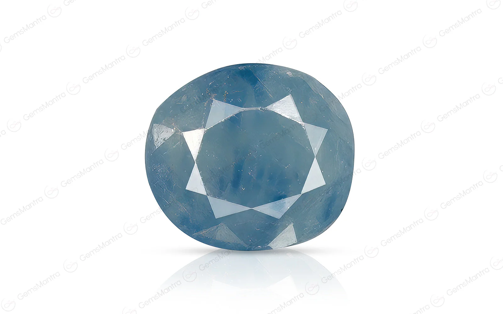 Ceylon Blue Sapphire (Neelam) – 6.38 Carat / 7.0 Ratti [GM07121]