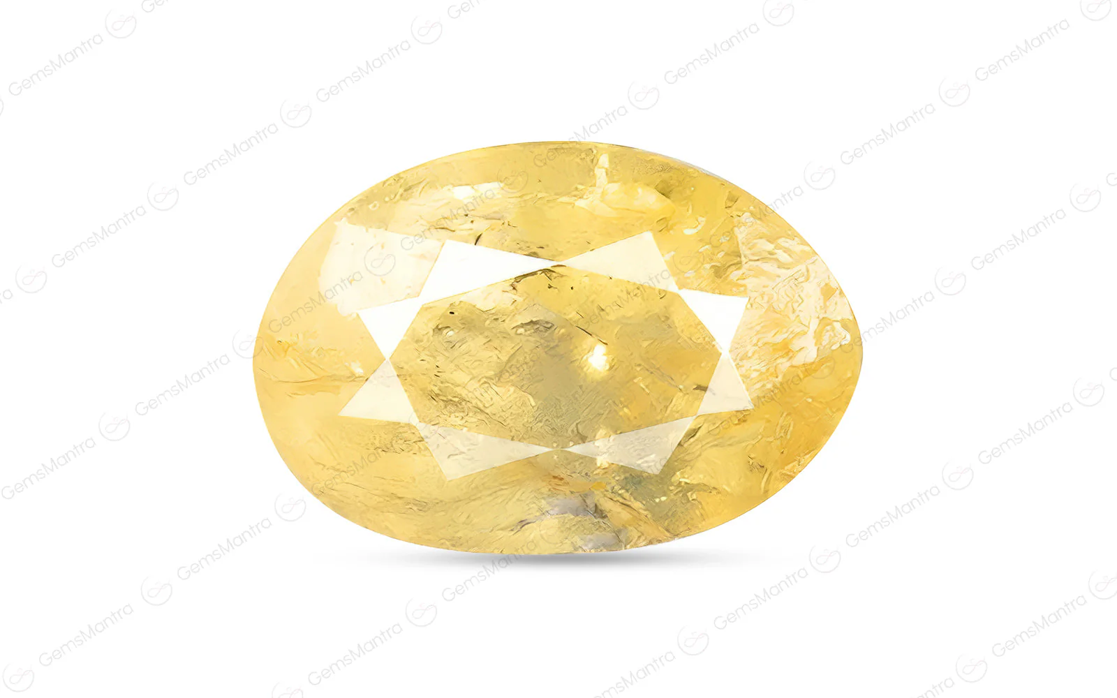 Ceylon Yellow Sapphire (Pukhraj) – 3.19 Carat / 3.5 Ratti [GM03063]