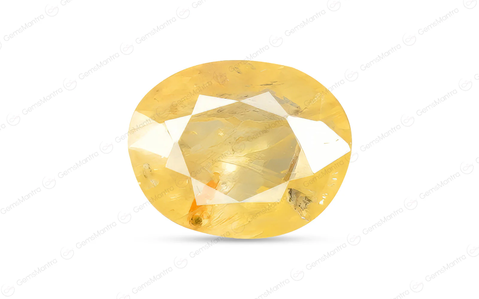 Ceylon Yellow Sapphire (Pukhraj) – 3.07 Carat / 3.4 Ratti [GM03064]
