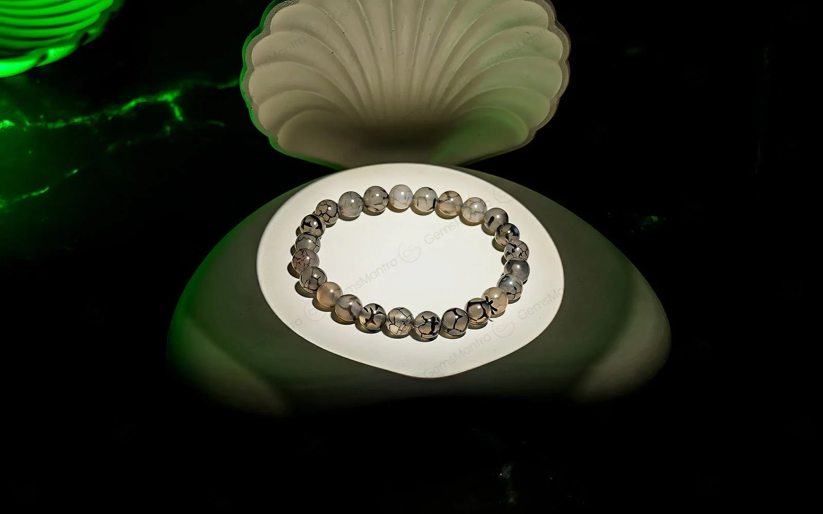 Dragon Vein Agate Bracelet – Strength & Inner Balance