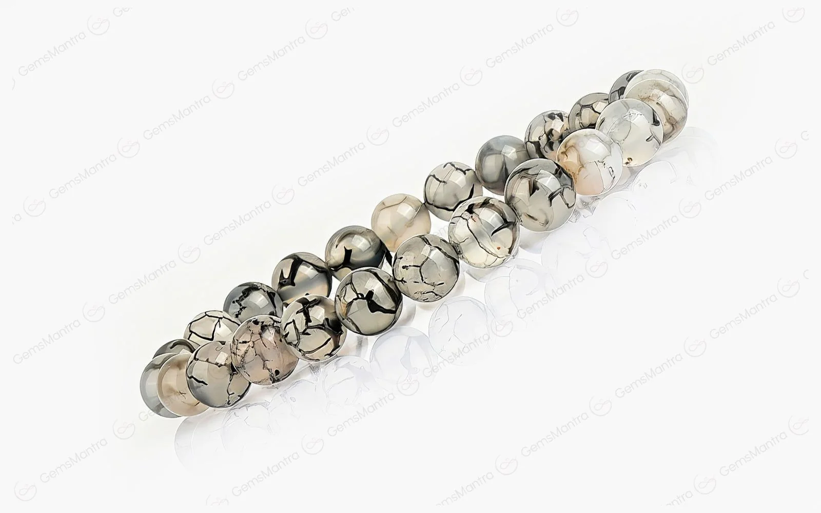 Dragon Vein Agate Bracelet – Strength & Inner Balance - Image 2