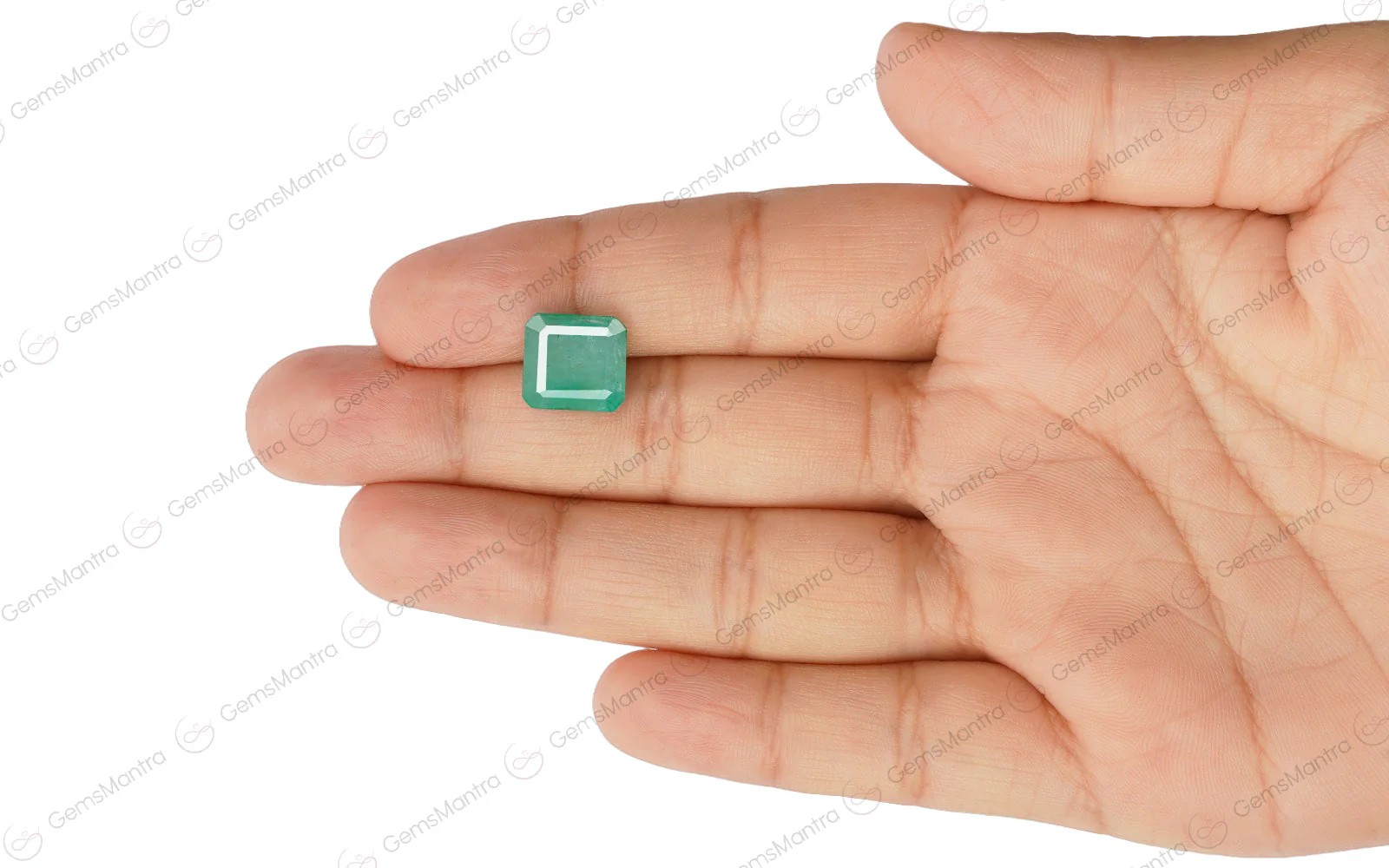Emerald (Panna) – 4.97 Carat / 5.5 Ratti – Zambia [GM02311] - Image 3