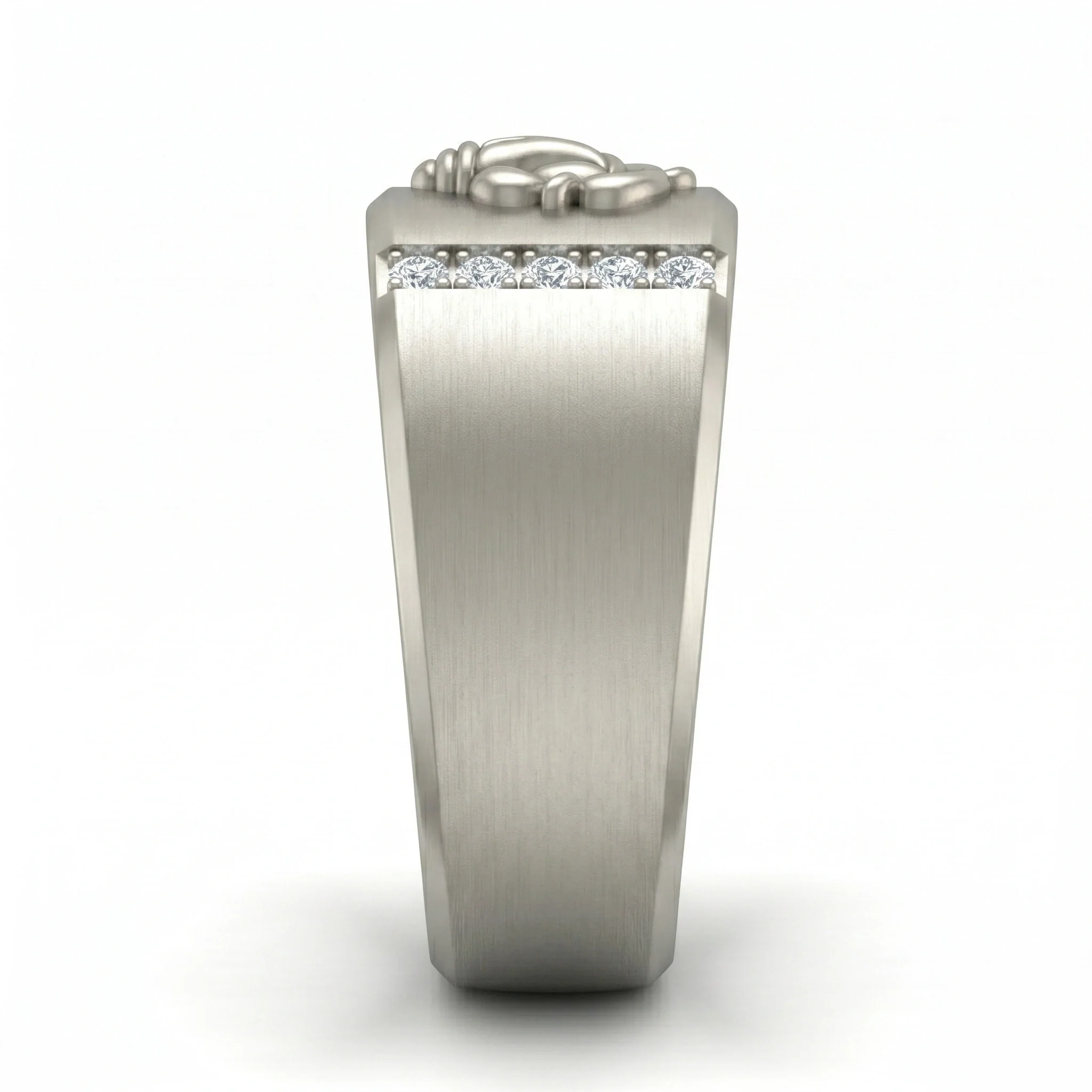 Ganesh Engraved Silver Ring - Image 6