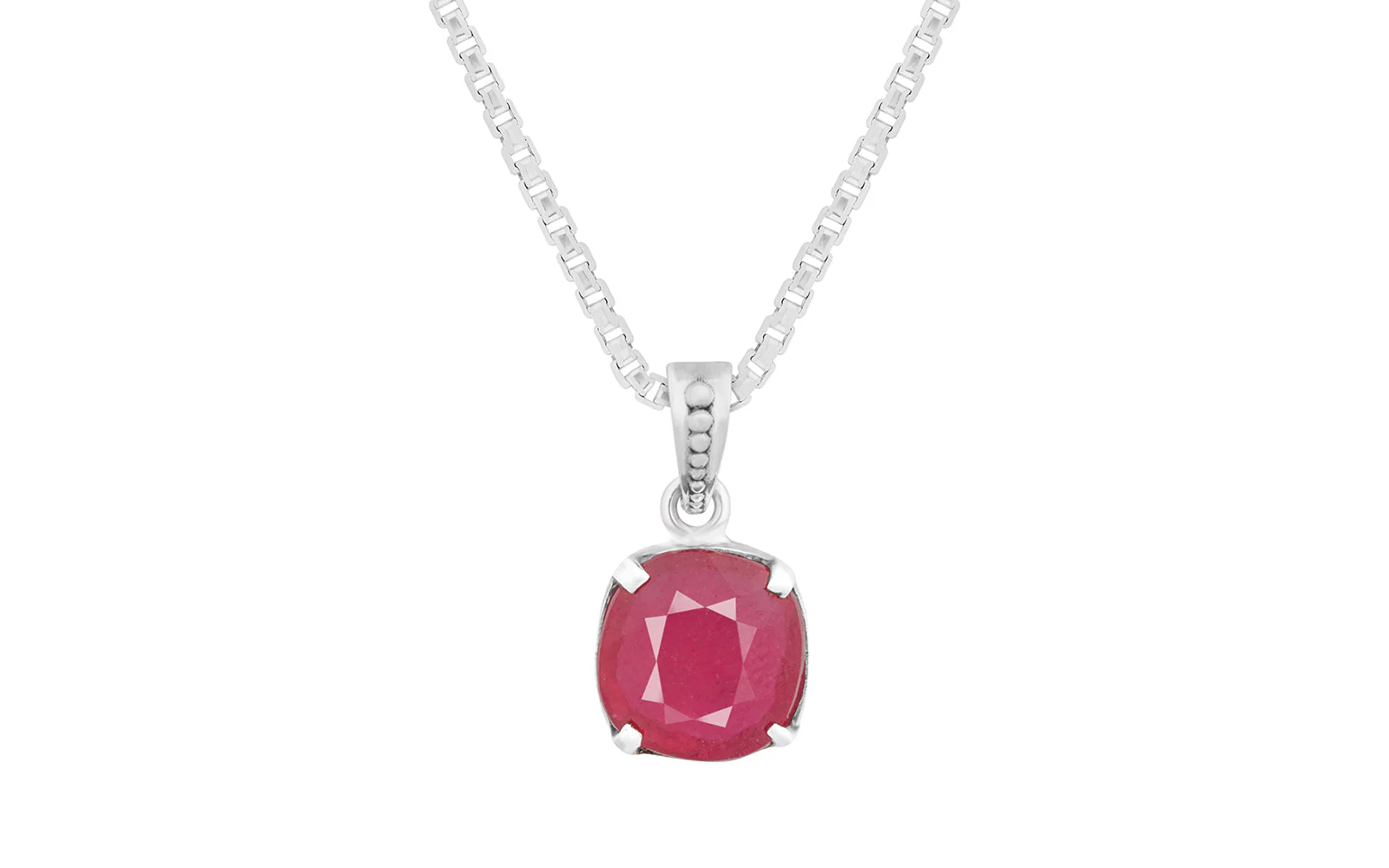 Glass Filled Ruby Pendant – 6.24 Carat / 6.9 Ratti [GM02705] - Image 2