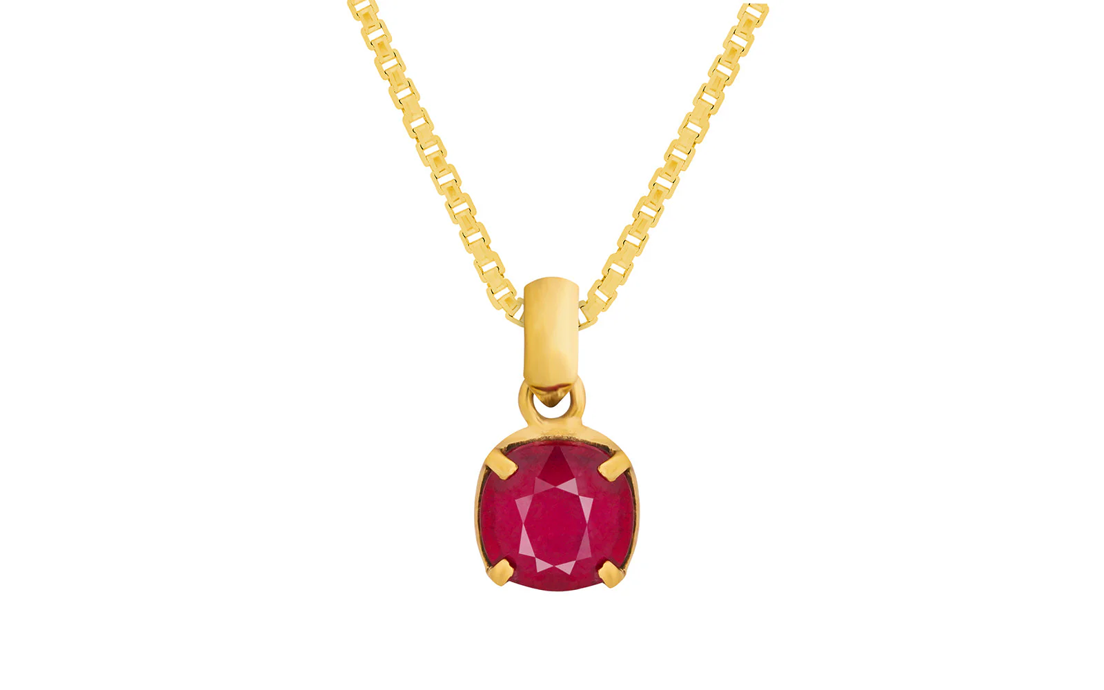 Glass Filled Ruby Pendant – 6.06 Carat / 6.7 Ratti [GM02706] - Image 2