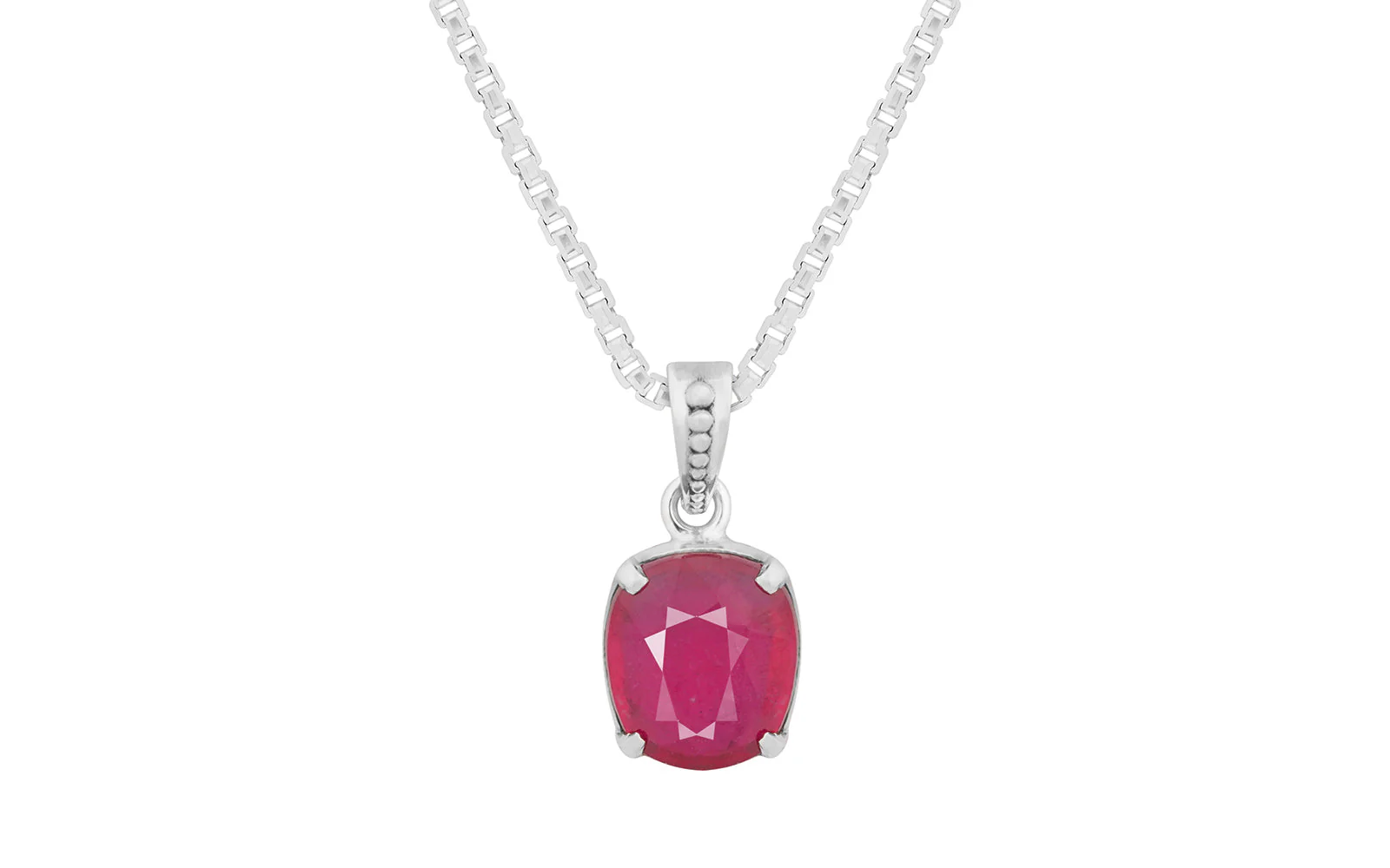 Glass Filled Ruby Pendant – 9.1 Carat / 10 Ratti [GM02708] - Image 2