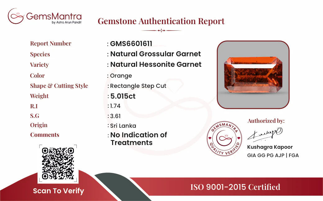 Gomed – 5.015 Carat / 5.5 Ratti [GM09232] - Image 3