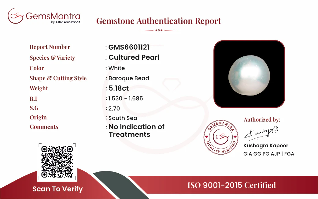 Keshi Pearls (Moti) – 5.18 Carat / 5.7 Ratti [GM09820] - Image 3