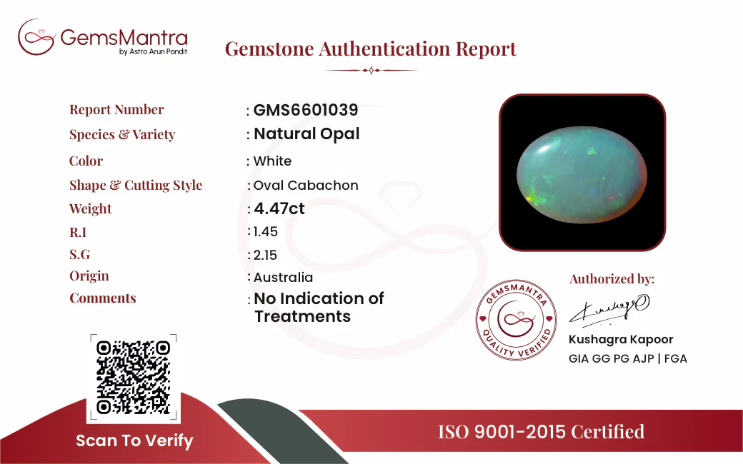 Opal – 4.47 Carat / 4.9 Ratti [GM09940] - Image 2