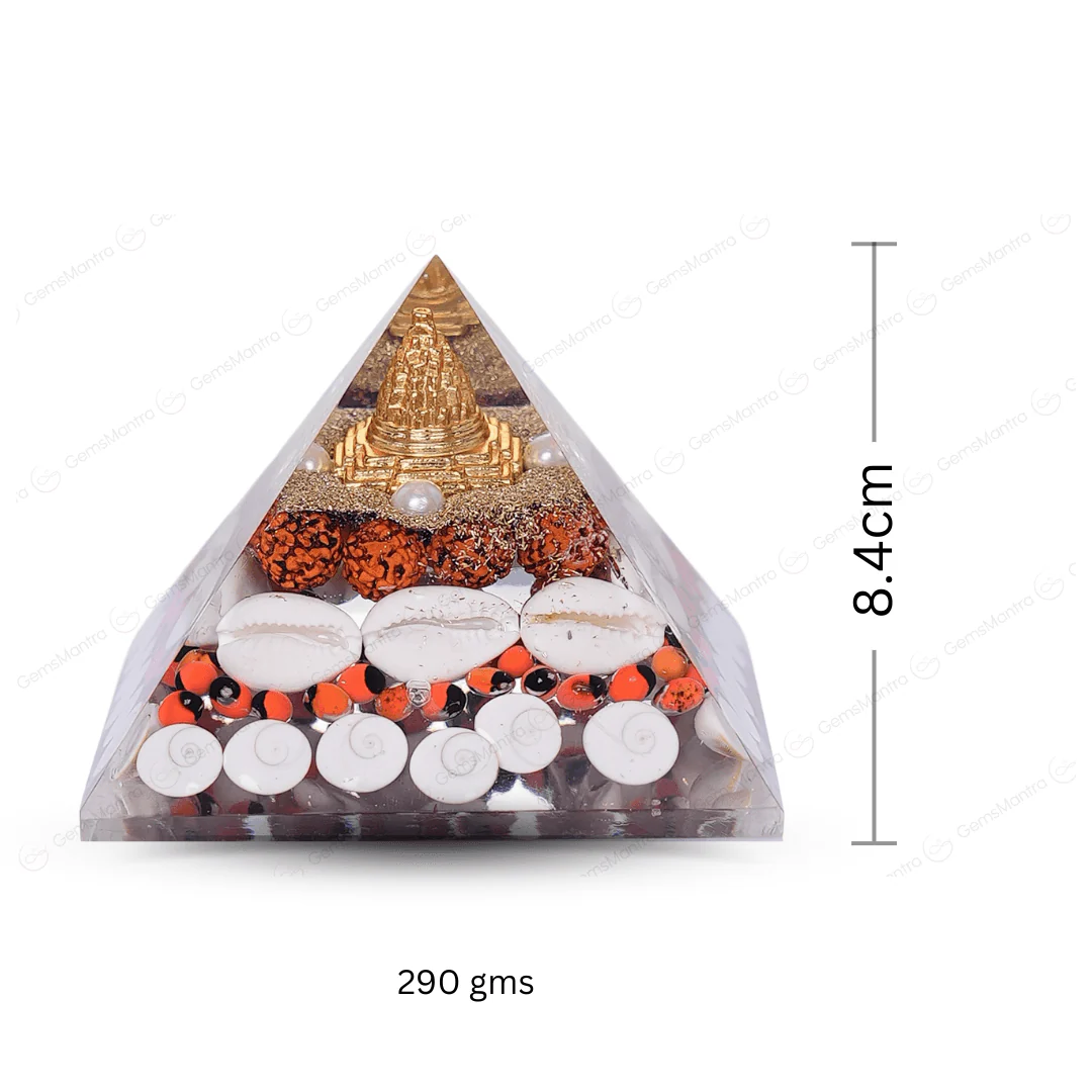 Orgonite Laxmi Pyramid – for Wealth & Positive Energy - Image 3
