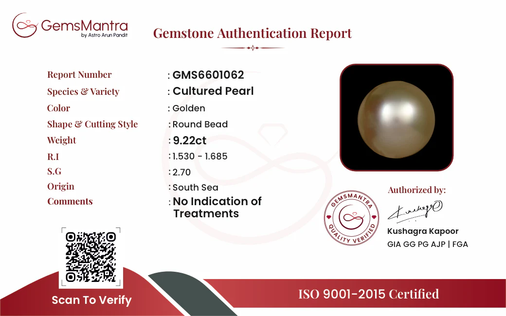 Pearls (Moti) – 9.22 Carat / 10.1 Ratti [GM09953] - Image 3
