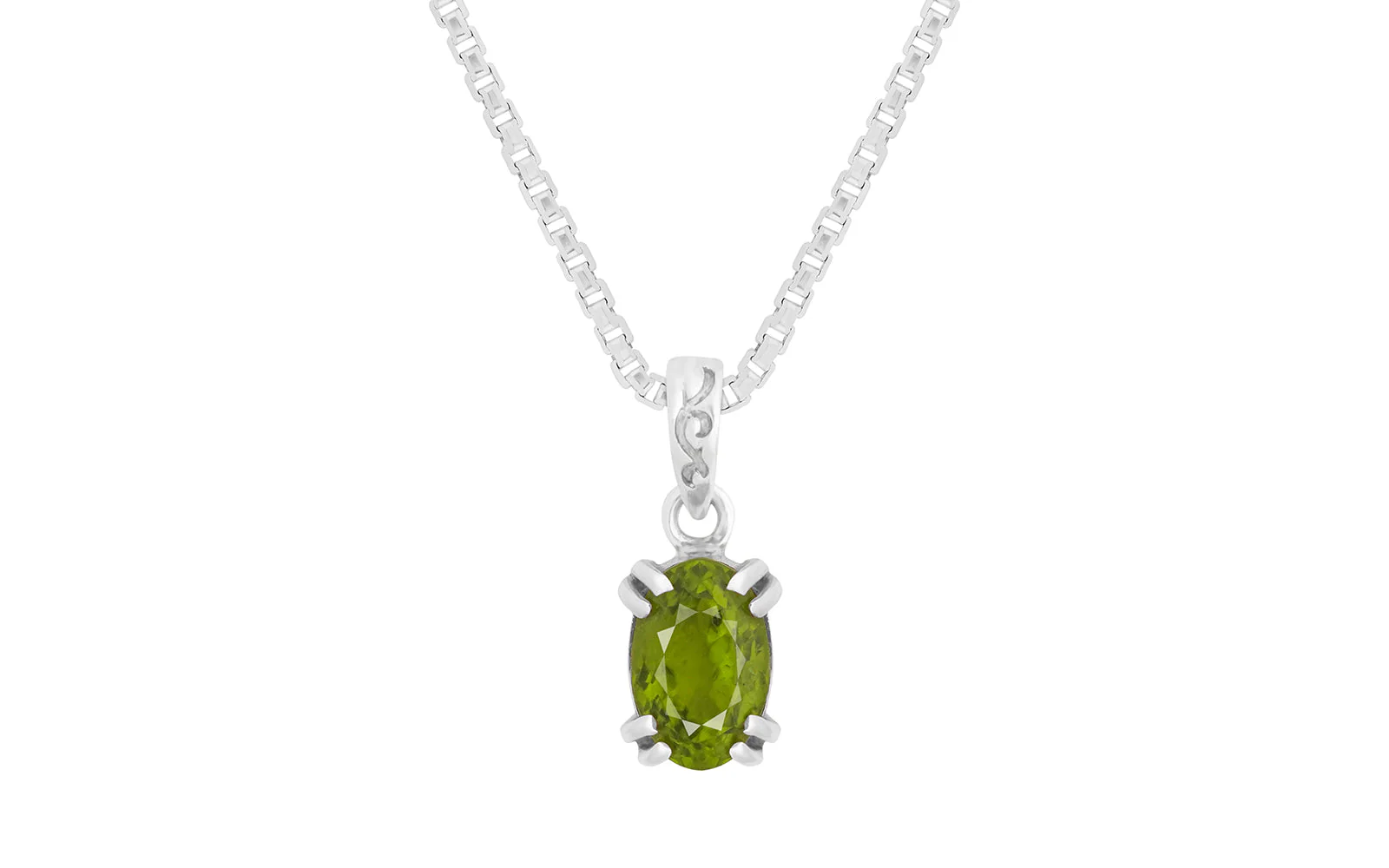 Peridot Pendant – 4.72 Carat / 5.2 Ratti [GM00720] - Image 2