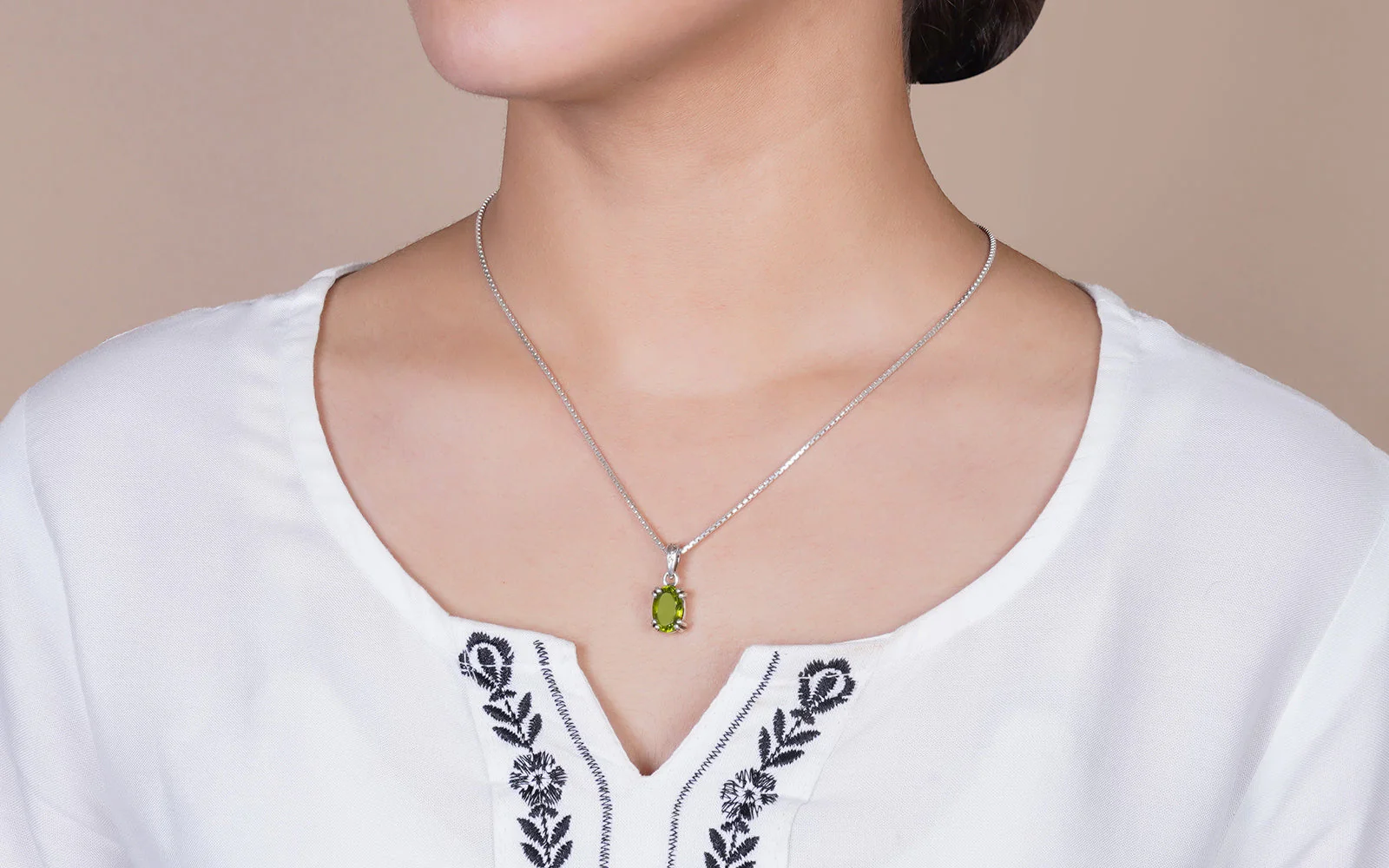 Peridot Pendant – 4.72 Carat / 5.2 Ratti [GM00720] - Image 3