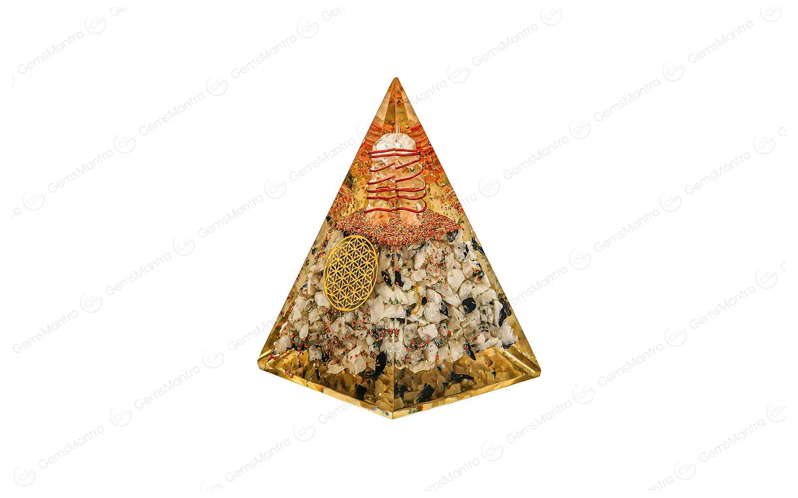 Rainbow Moonstone Nubian Pyramid – for Vastu
