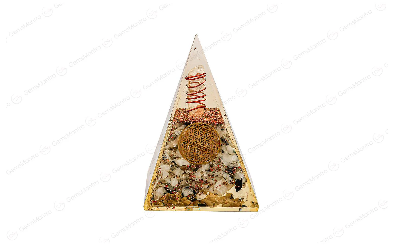 Rainbow Moonstone Nubian Pyramid – for Vastu - Image 2