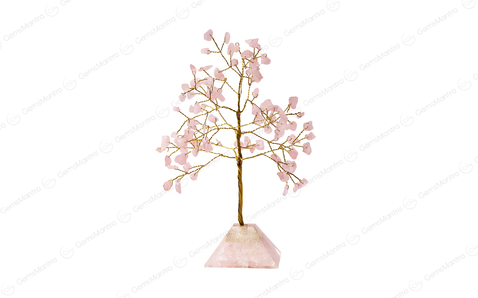 Rose Quartz Pyramid Tree – for Vastu - Image 2