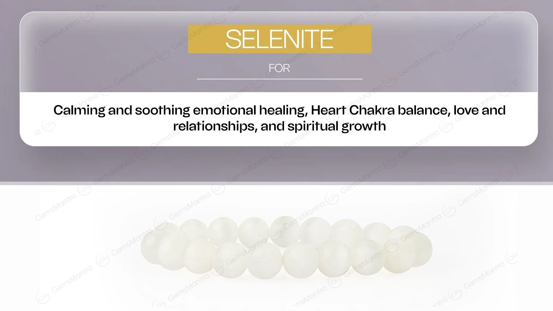 Selenite Bracelet – Original, Cleansing & Calm - Image 5