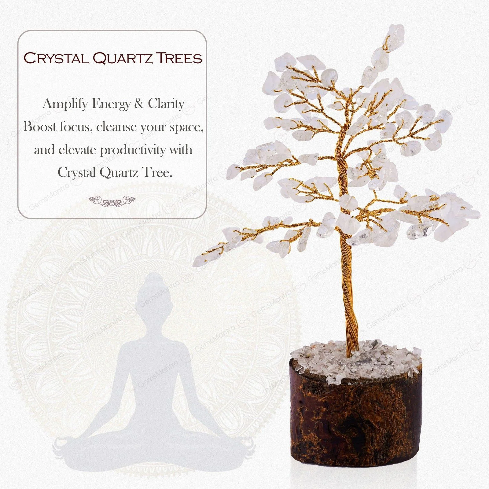 Crystal Quartz Tree – Small, for Vastu - Image 3