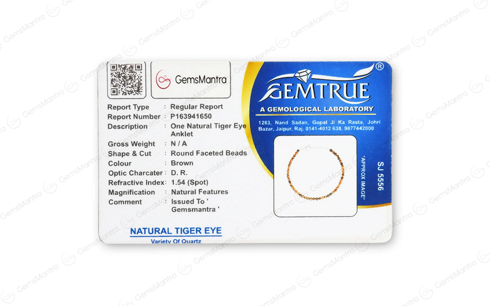 Tiger Eye Anklet – for Protection, Courage & Inner Strength - Image 4