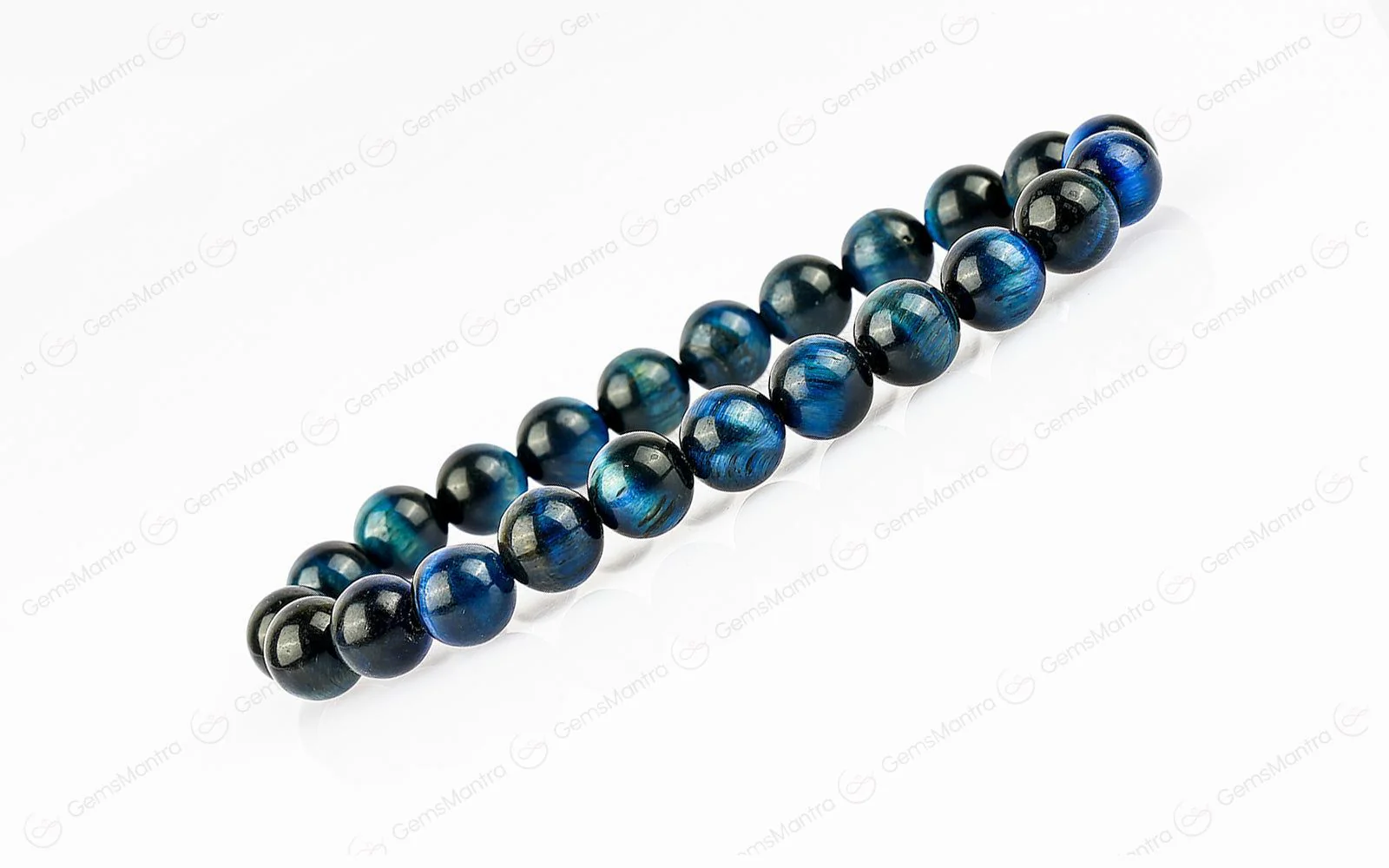 Blue Tiger Eye Bracelet – Calm, Focus & Clarity - Image 2