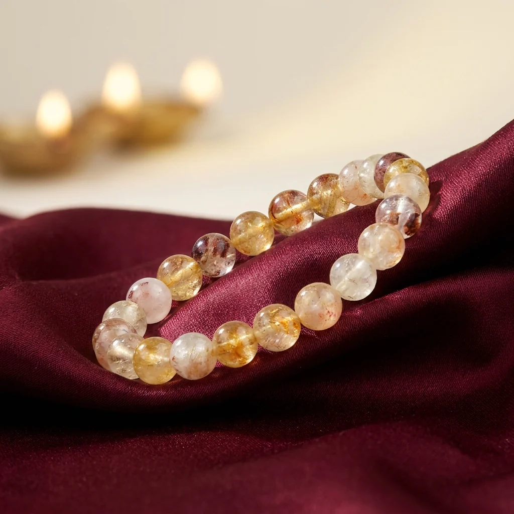 Wealth Attraction Trio — Citrine, Green Aventurine & Pyrite Bracelets - Image 2