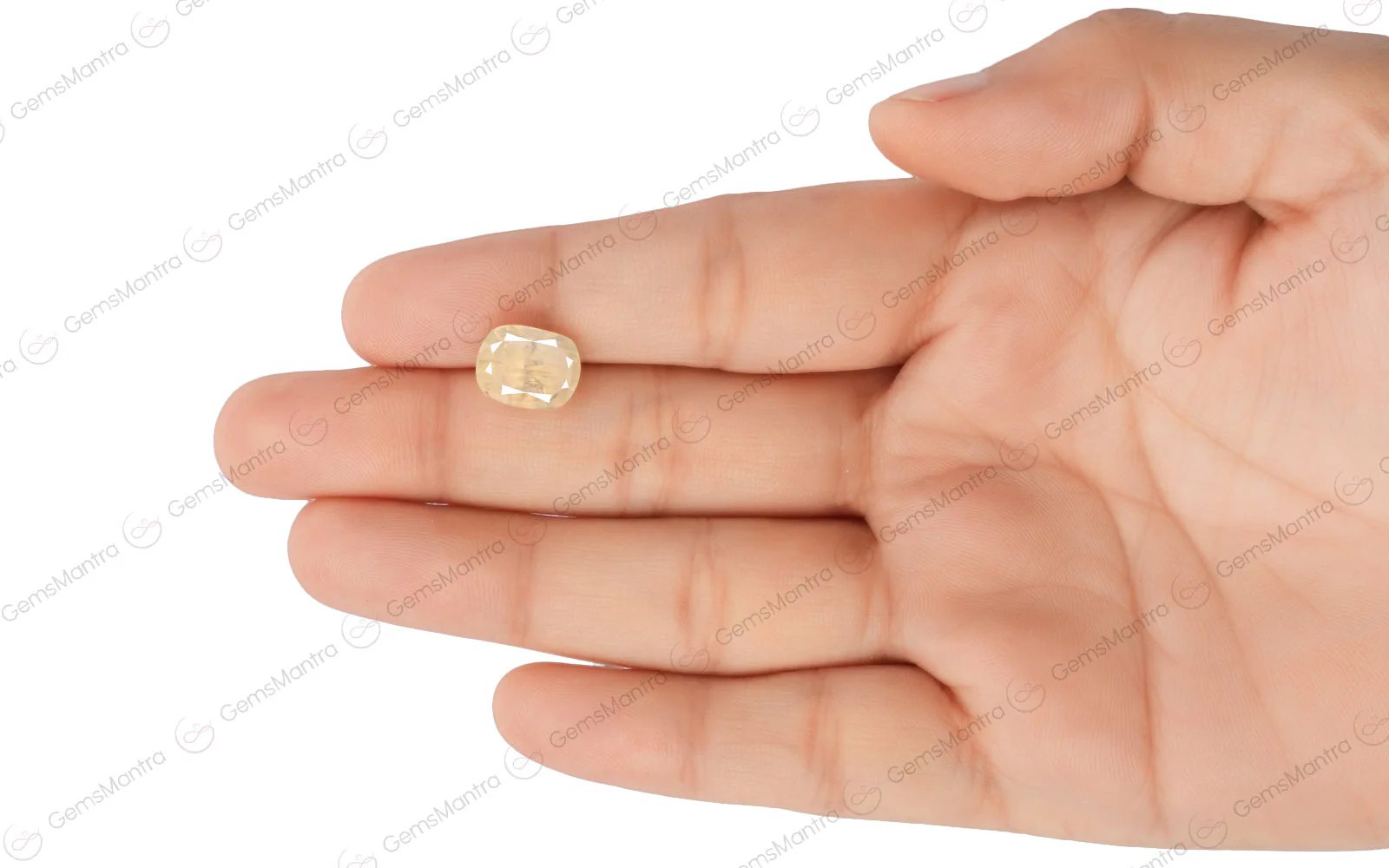 Yellow Sapphire (Pukhraj) – 6.61 Carat / 7.3 Ratti [GM02142] - Image 3