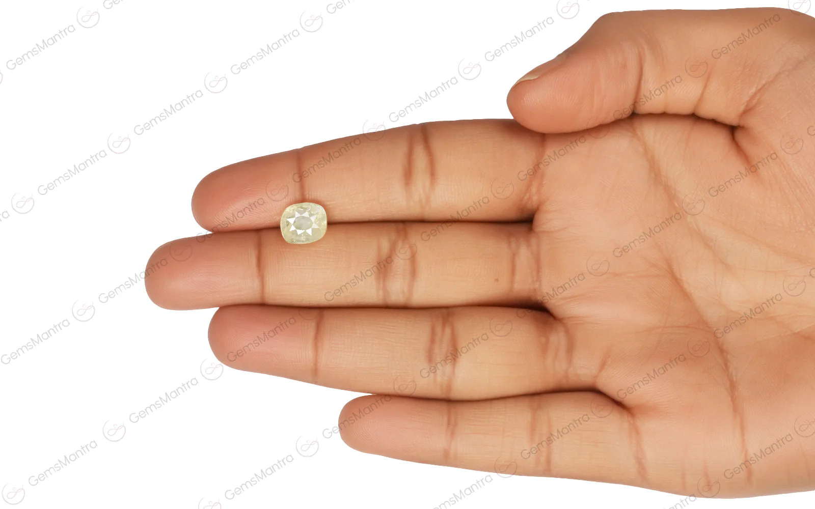 Yellow Sapphire (Pukhraj) – 3.43 Carat / 3.8 Ratti [GM02495] - Image 3