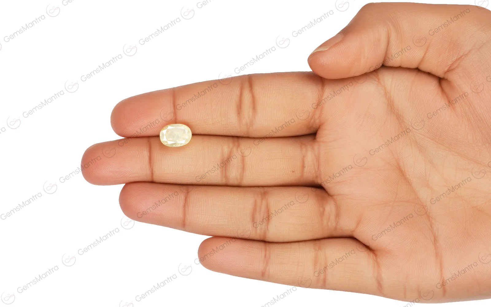 Yellow Sapphire (Pukhraj) – 3.75 Carat / 4.1 Ratti [GM02530] - Image 3