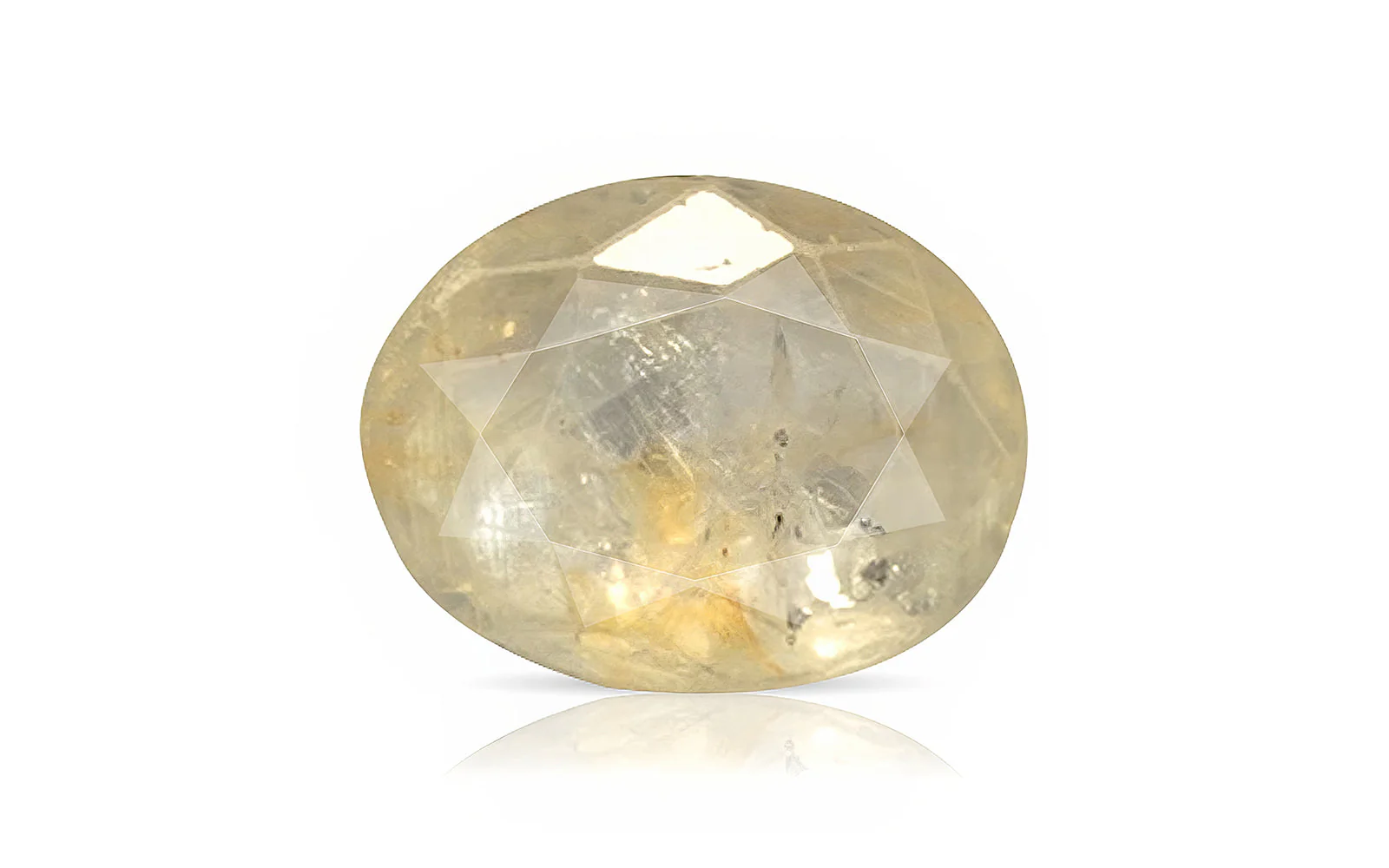 Yellow Sapphire (Pukhraj) – 3.92 Carat / 4.3 Ratti [GM03288]