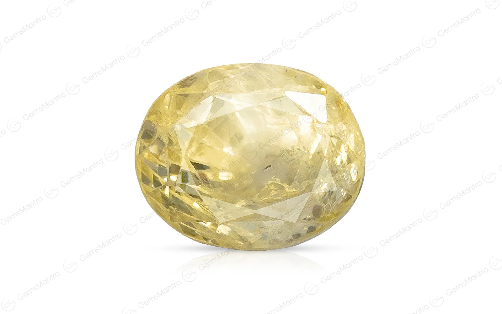 Yellow Sapphire (Pukhraj) – 4.46 Carat / 4.9 Ratti [GM08052]