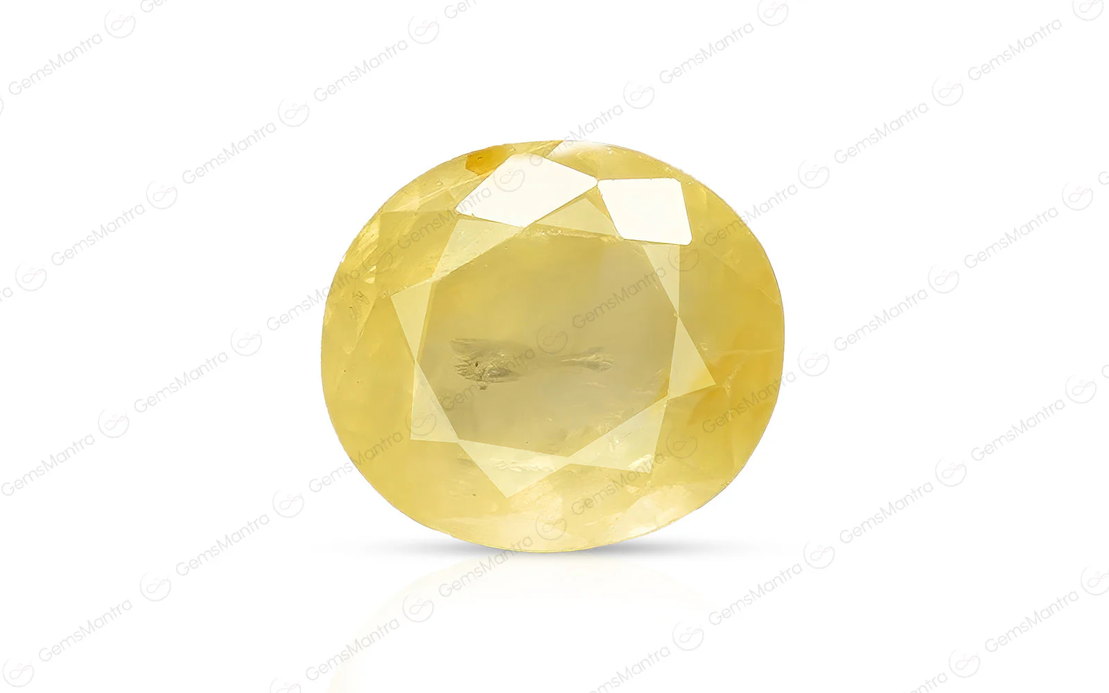 Yellow Sapphire (Pukhraj) – 5.66 Carat / 6.2 Ratti [GM08057]