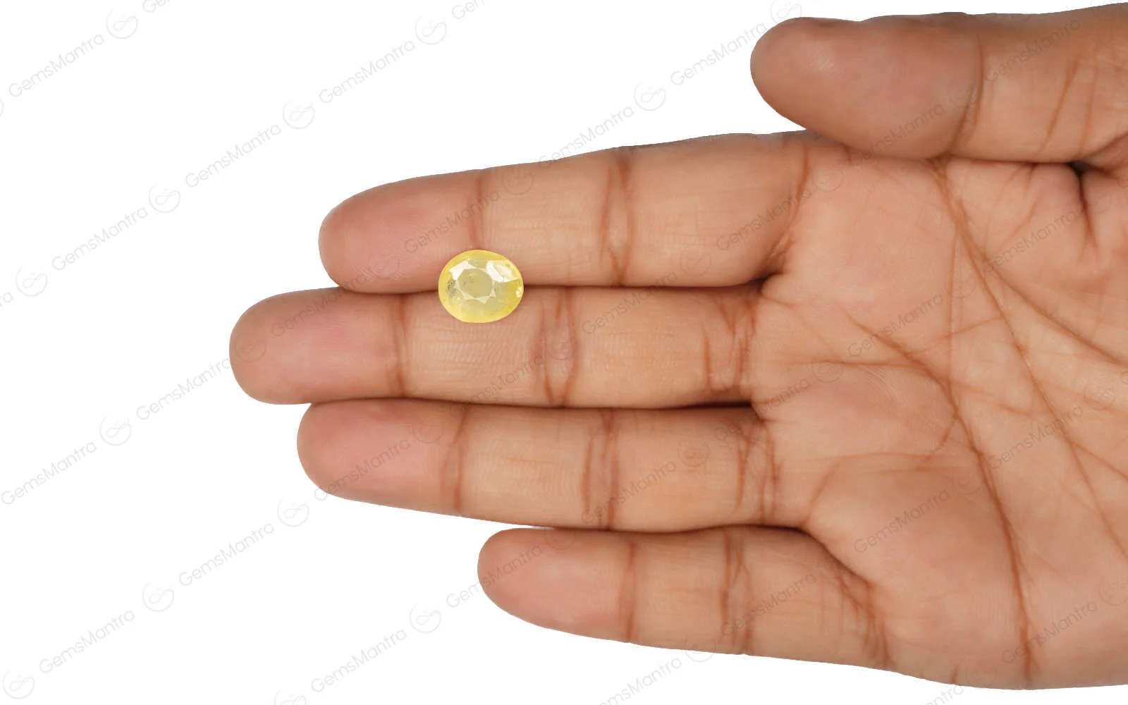 Yellow Sapphire (Pukhraj) – 4.75 Carat / 5.2 Ratti [GM08058] - Image 3