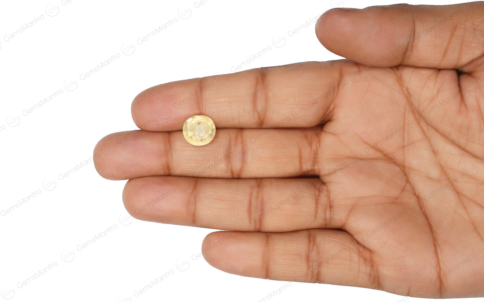 Yellow Sapphire (Pukhraj) – 4.68 Carat / 5.1 Ratti [GM08068] - Image 3