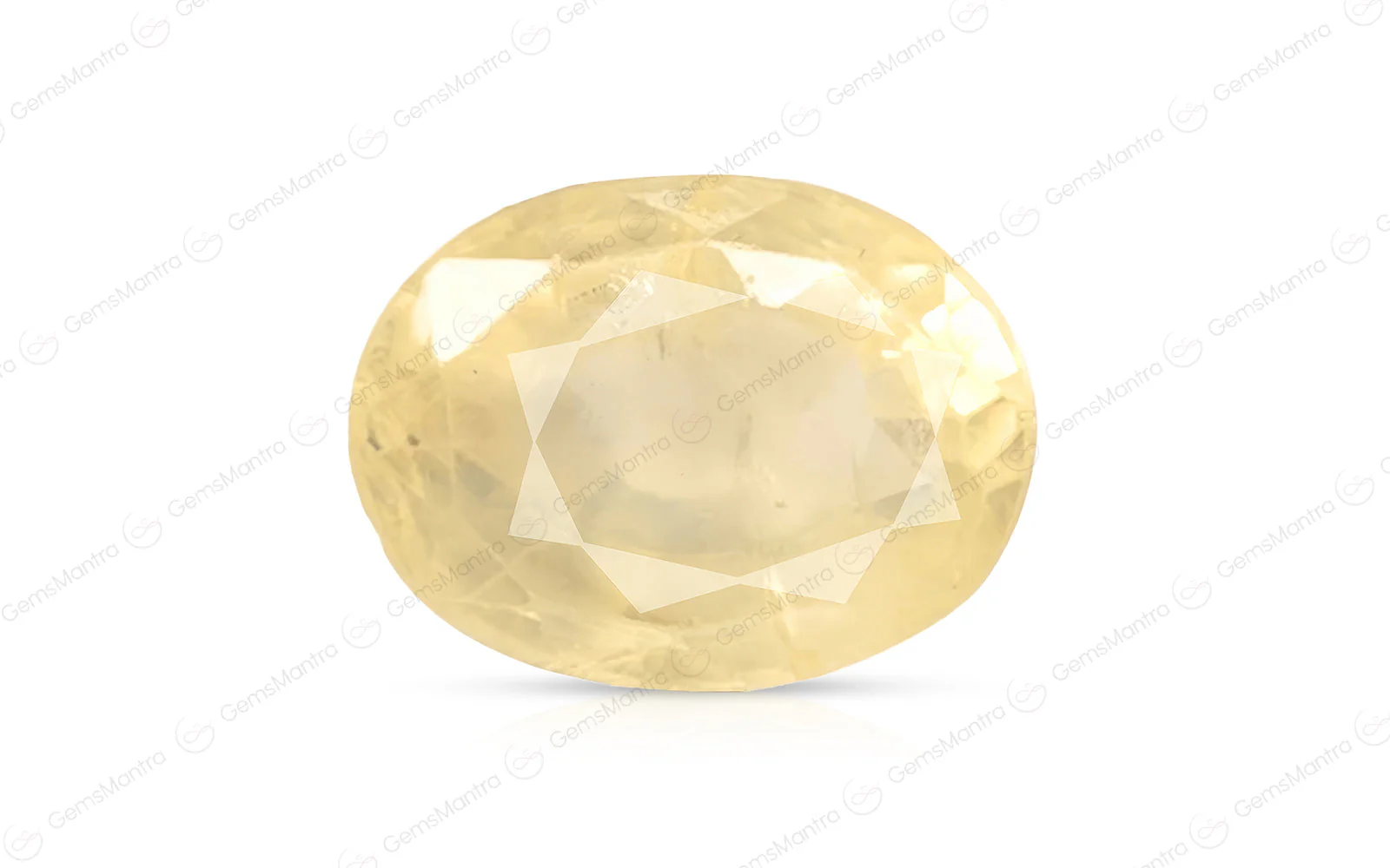 Yellow Sapphire (Pukhraj) – 6.45 Carat / 7.1 Ratti [GM08069]