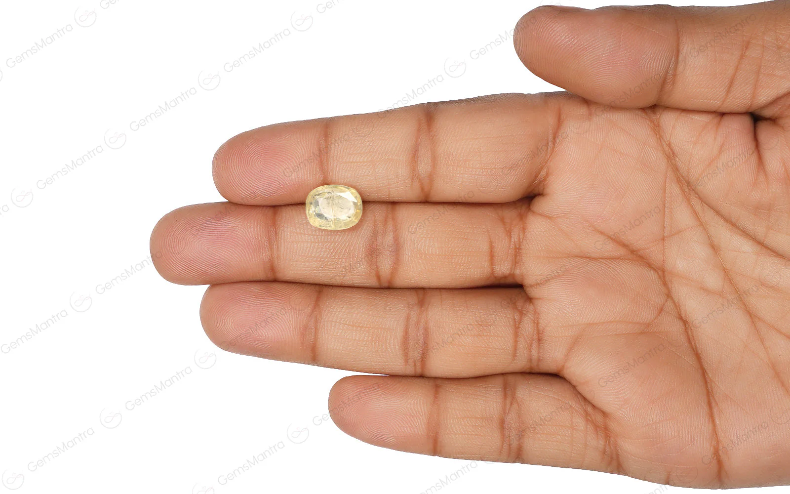 Yellow Sapphire (Pukhraj) – 4.70 Carat / 5.2 Ratti [GM08072] - Image 3