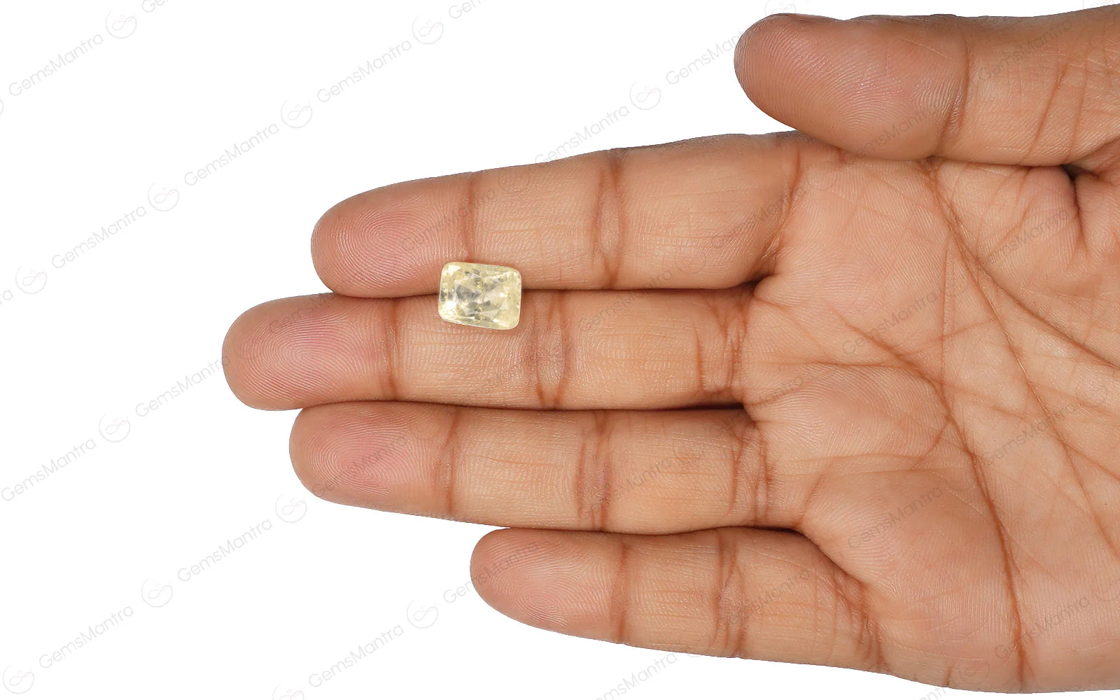Yellow Sapphire (Pukhraj) – 6.3 Carat / 6.9 Ratti [GM08075] - Image 3