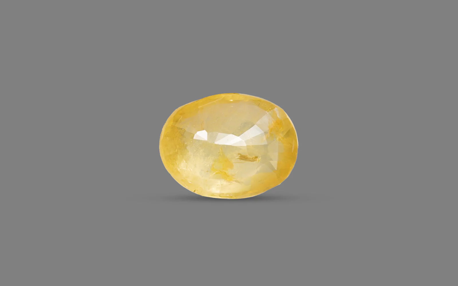 Yellow Sapphire (Pukhraj) – 5.50 Carat / 6.0 Ratti [GM10089] - Image 2