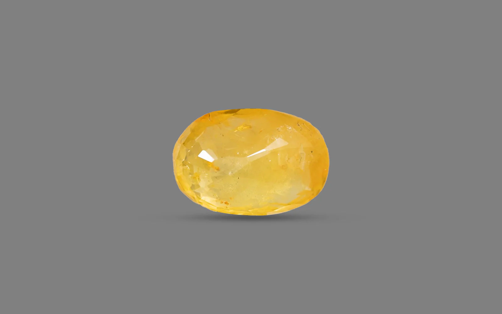 Yellow Sapphire (Pukhraj) – 5.96 Carat / 6.6 Ratti [GM10107] - Image 2