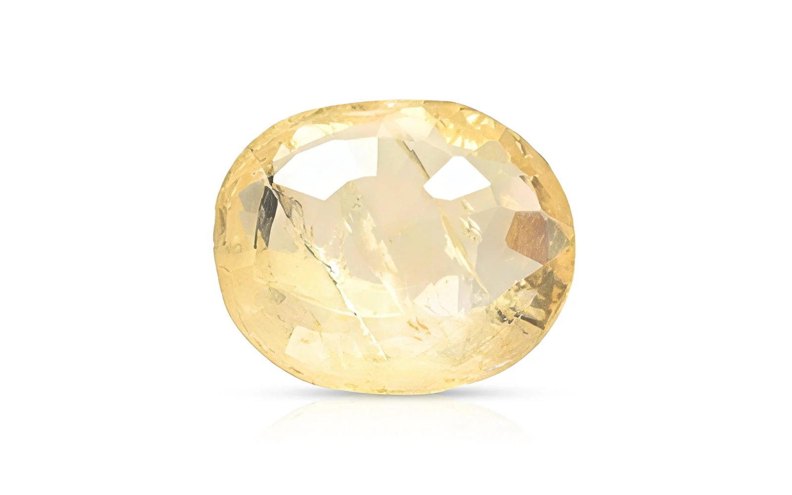 Yellow Sapphire (Pukhraj) – 4.5 Carat / 5 Ratti [R037] - Image 2