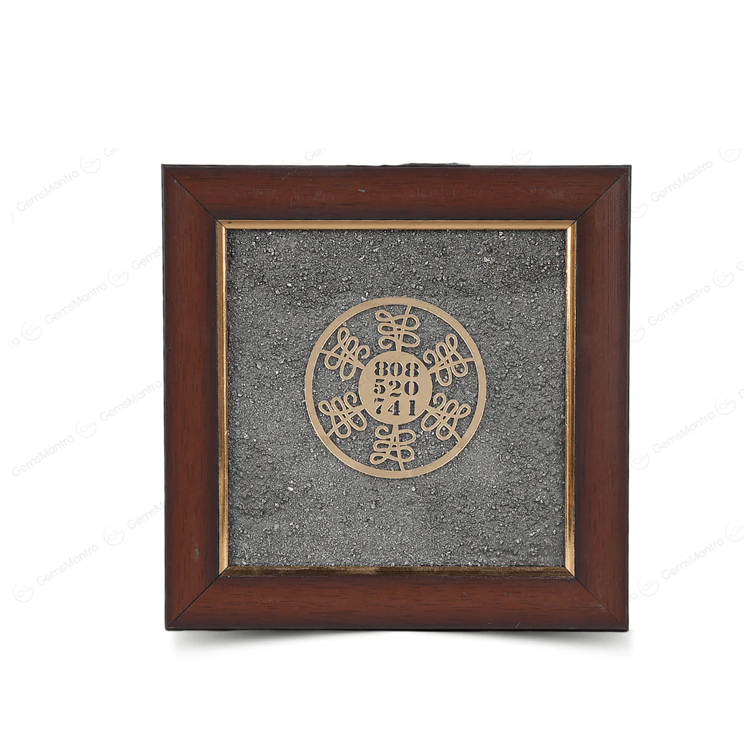 Zibu Symbol Pyrite Dust Frame – for Positive Energy - Image 4